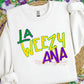 La Weezy Ana Louisiana Sweatshirt | Bold Purple Green Gold Design | Louisiana Pride Apparel