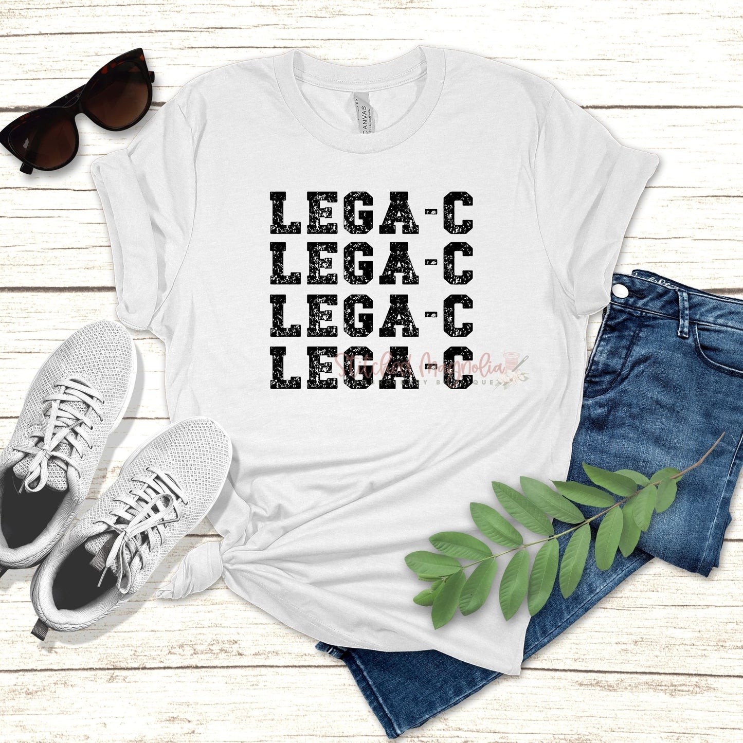 Lega-C Stacked Distressed Tee