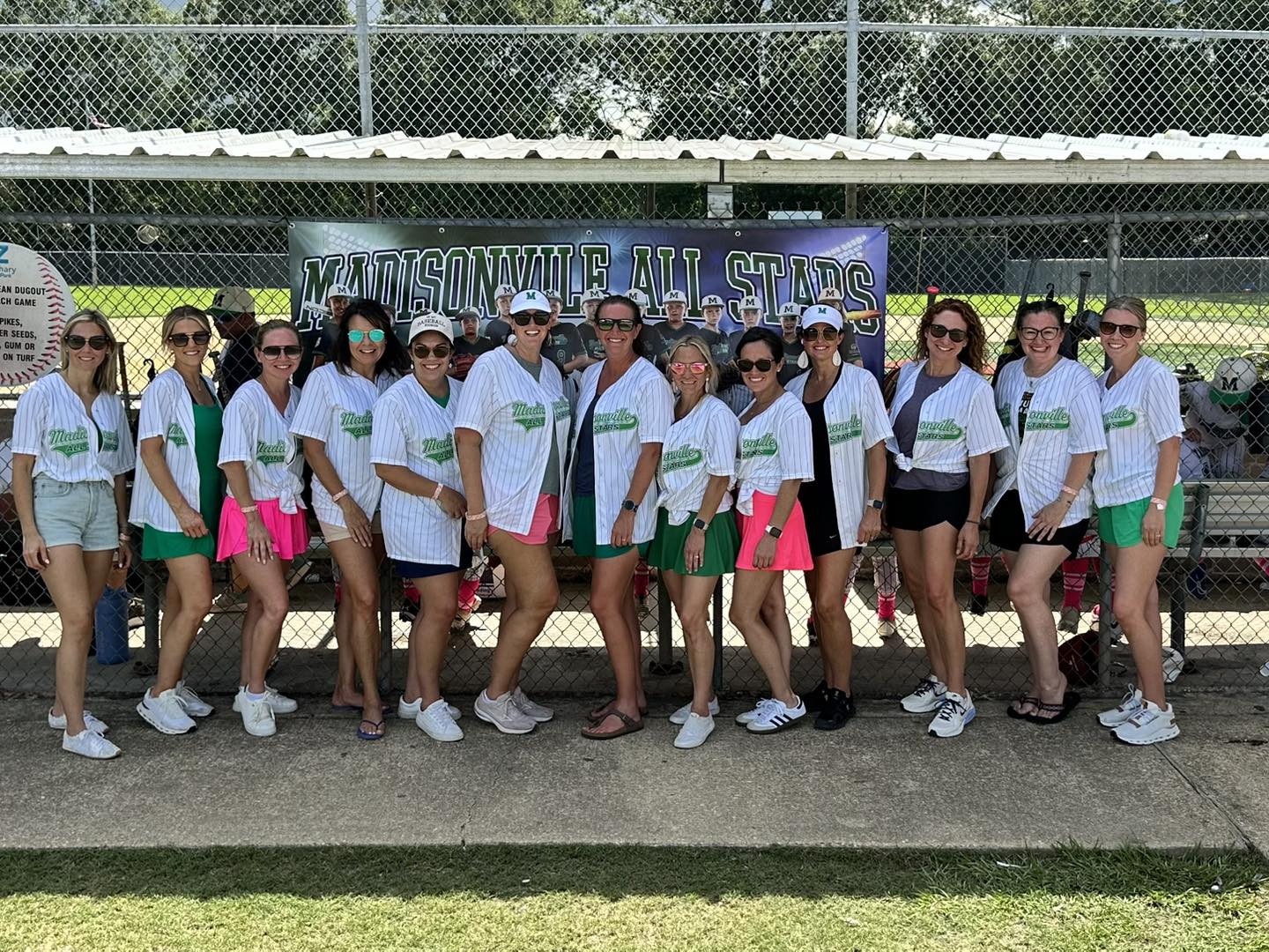 Unisex Custom Madisonville All-Stars Baseball Jersey – White with Navy Pinstripes | Madisonville All Stars | Coquille | MYB Gators Baseball