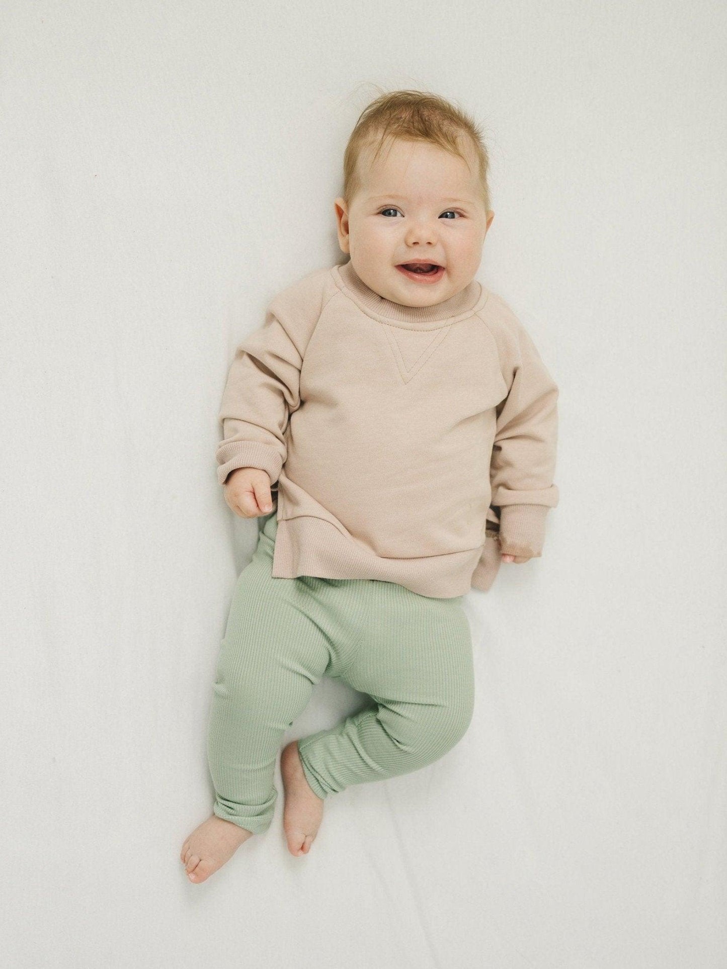 Ribbed Bamboo Leggings for Kids - Multiple Colors