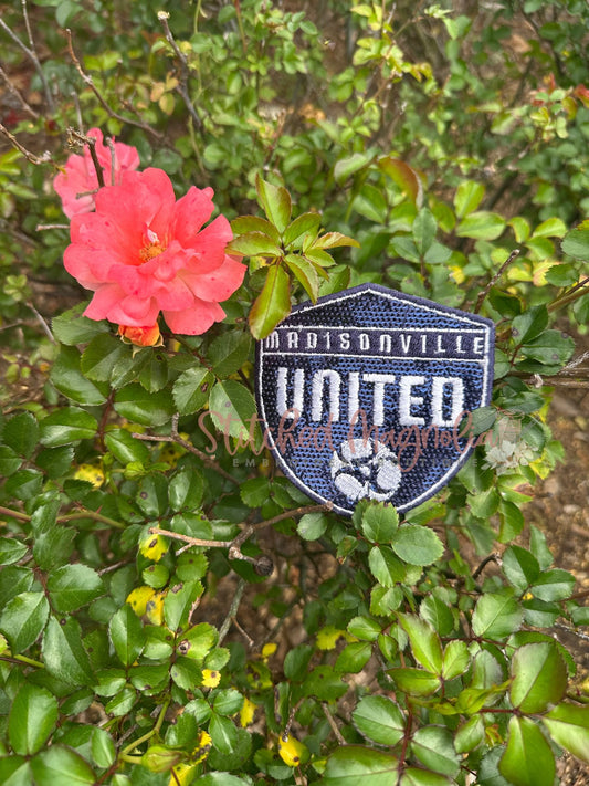 3.5" Madisonville United Small Sequin Patch