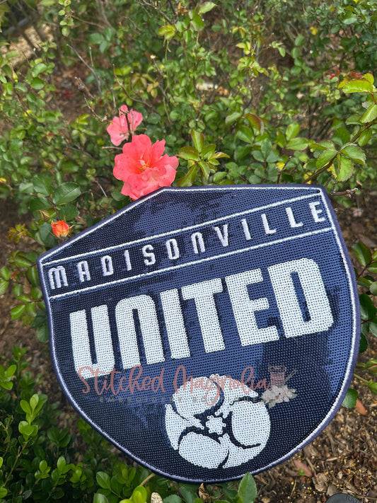10.5" Madisonville United LARGE Sequin Patch
