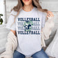 Coquille MYB Madisonville Gators Stacked Volleyball Tee | Unisex