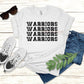 Lega-C Warriors Stacked Distressed Tee