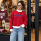 Premium Contrast Mock Neck Sweatshirt – Custom Embroidered | PREORDER